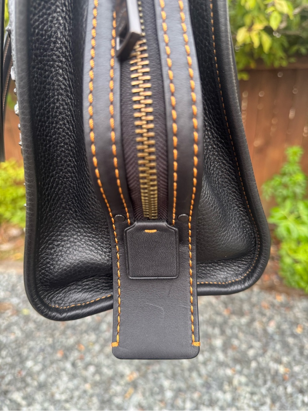 Black Coach Rogue with Rivets - Picture 4 of 8